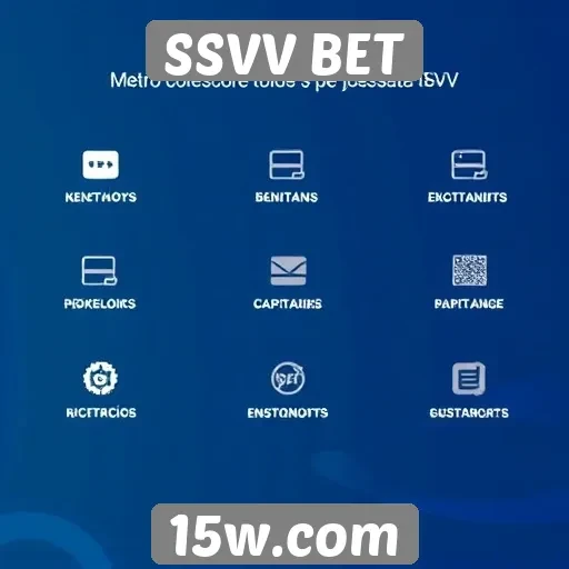 Métodos de pagamento disponíveis no SSVV BET